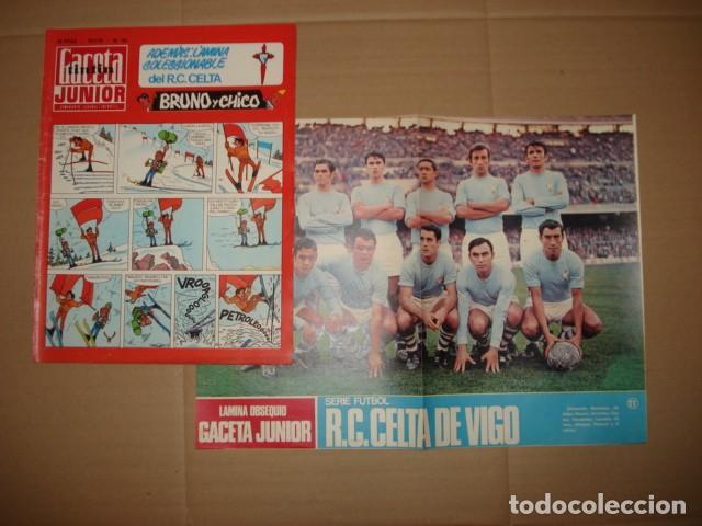Tebeos: Gaceta Junior, 66, 1970, Universo Infantil, buen estado. Con l&aacute;mina del Celta