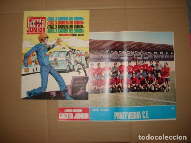 Tebeos: Gaceta Junior, 71, 1970, Universo Infantil, buen estado. Con l&aacute;mina del Pontevedra/Orense