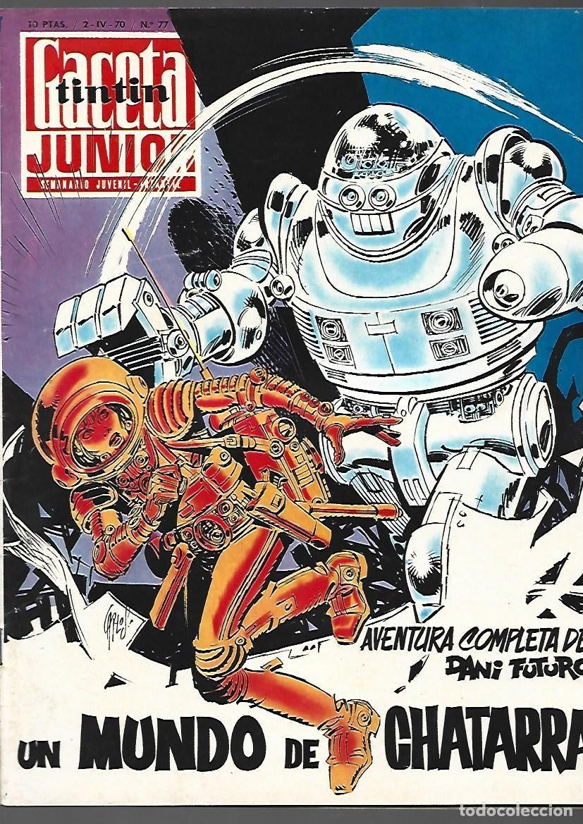 Tebeos: Gaceta Junior, 77, 1970, Universo Infantil, muy buen estado.