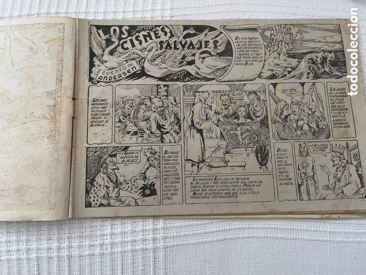 Tebeos: Cuento Los Cisnes Salvajes - Foto 2