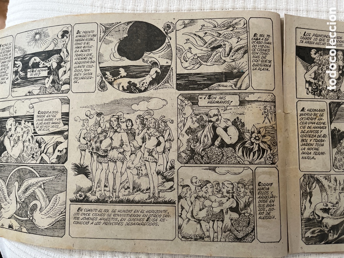 Tebeos: Cuento Los Cisnes Salvajes - Foto 4