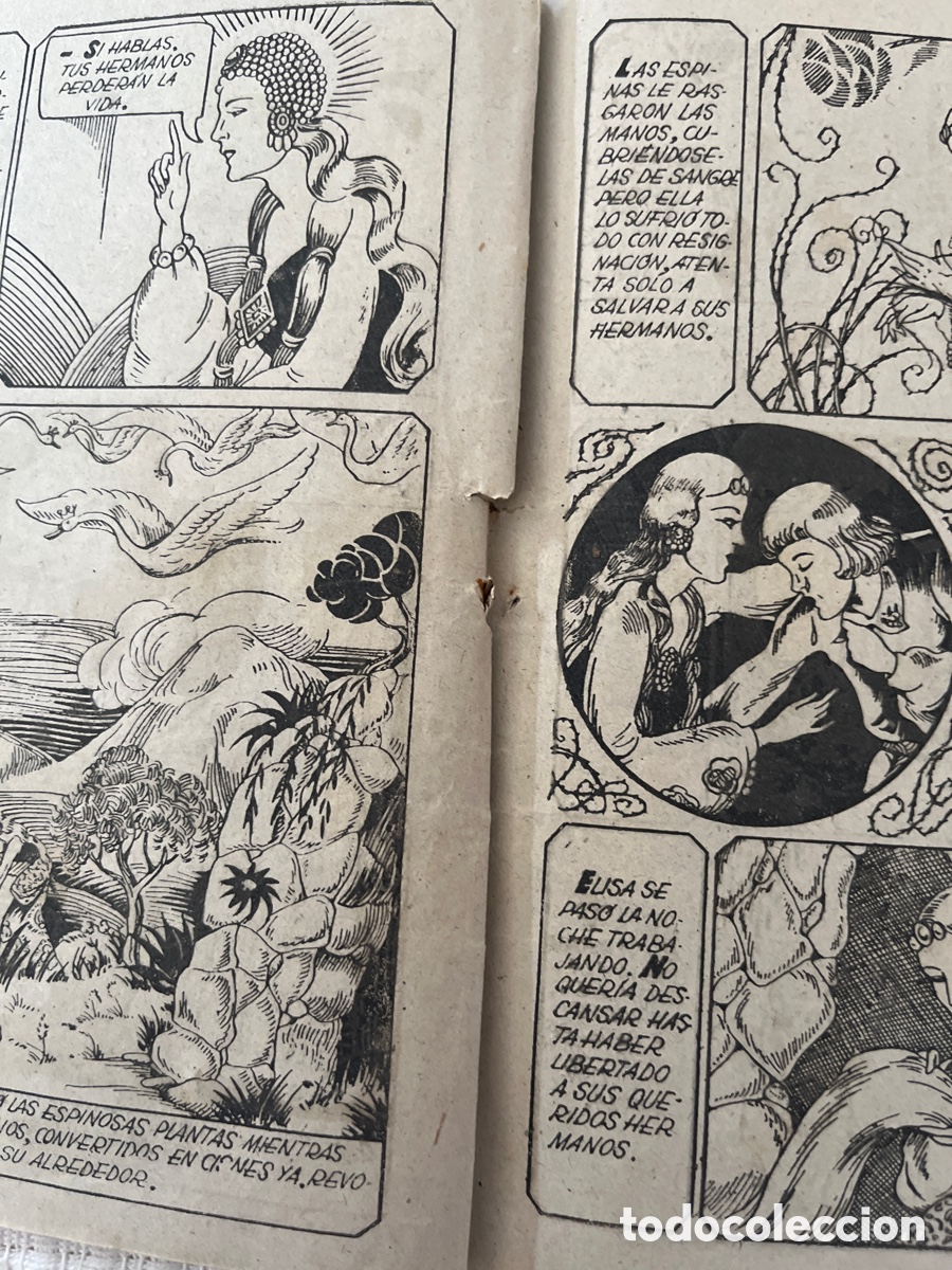 Tebeos: Cuento Los Cisnes Salvajes - Foto 5
