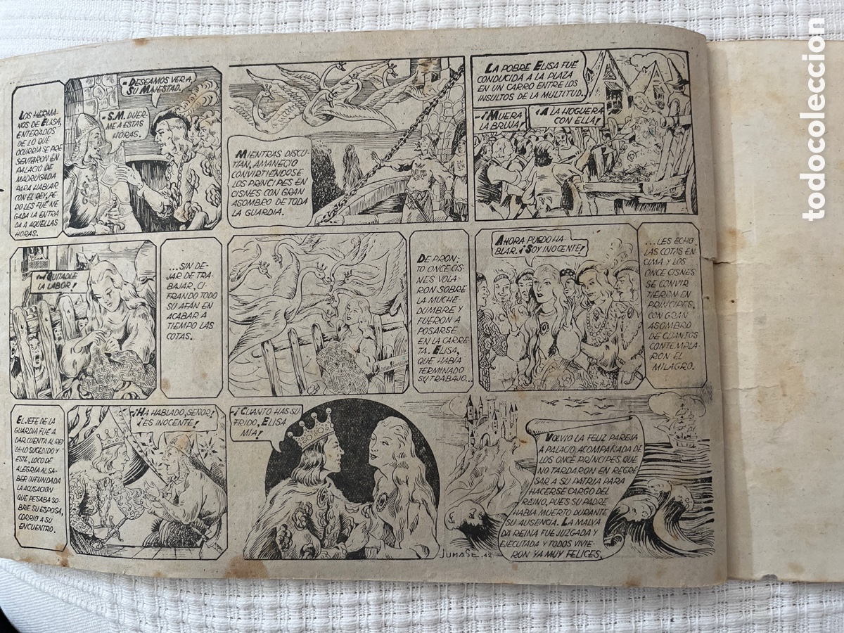 Tebeos: Cuento Los Cisnes Salvajes - Foto 7