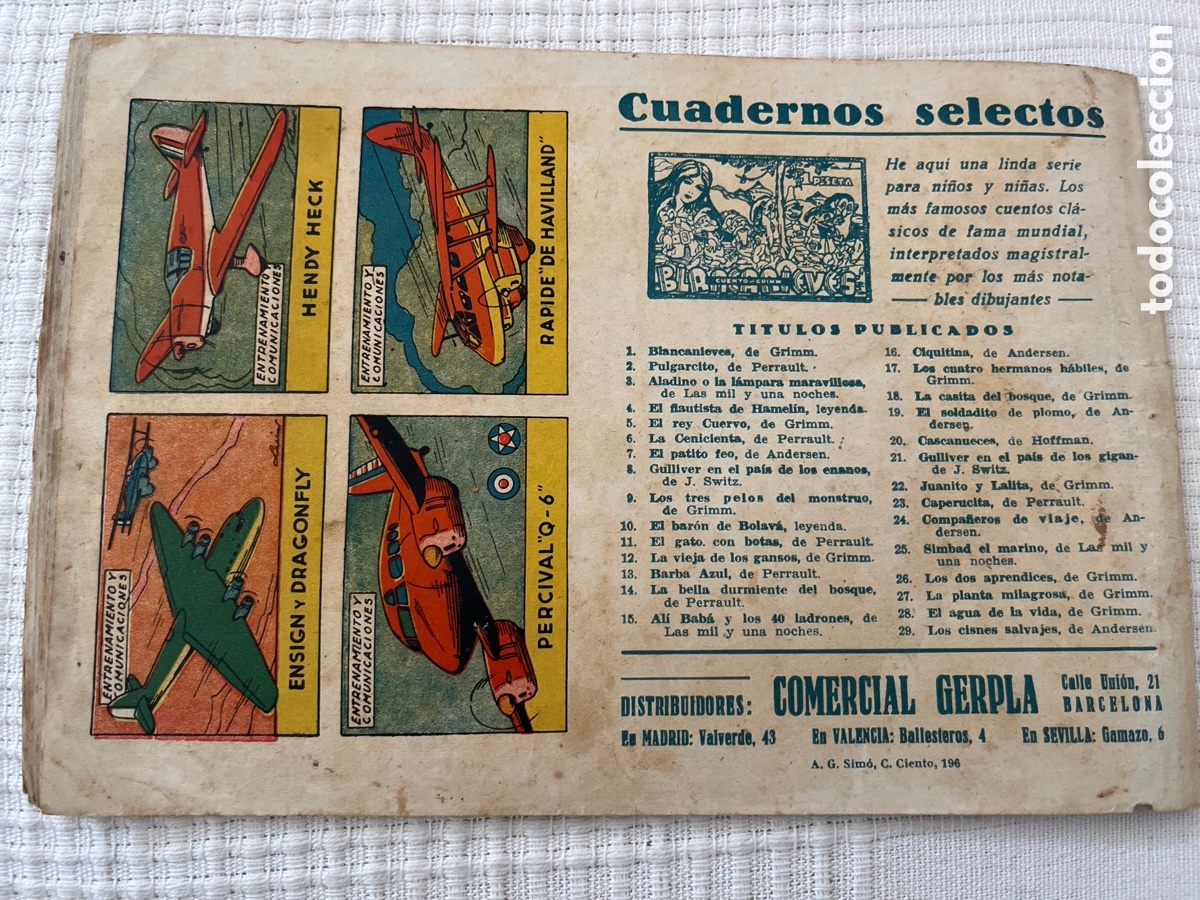 Tebeos: Cuento Los Cisnes Salvajes - Foto 8