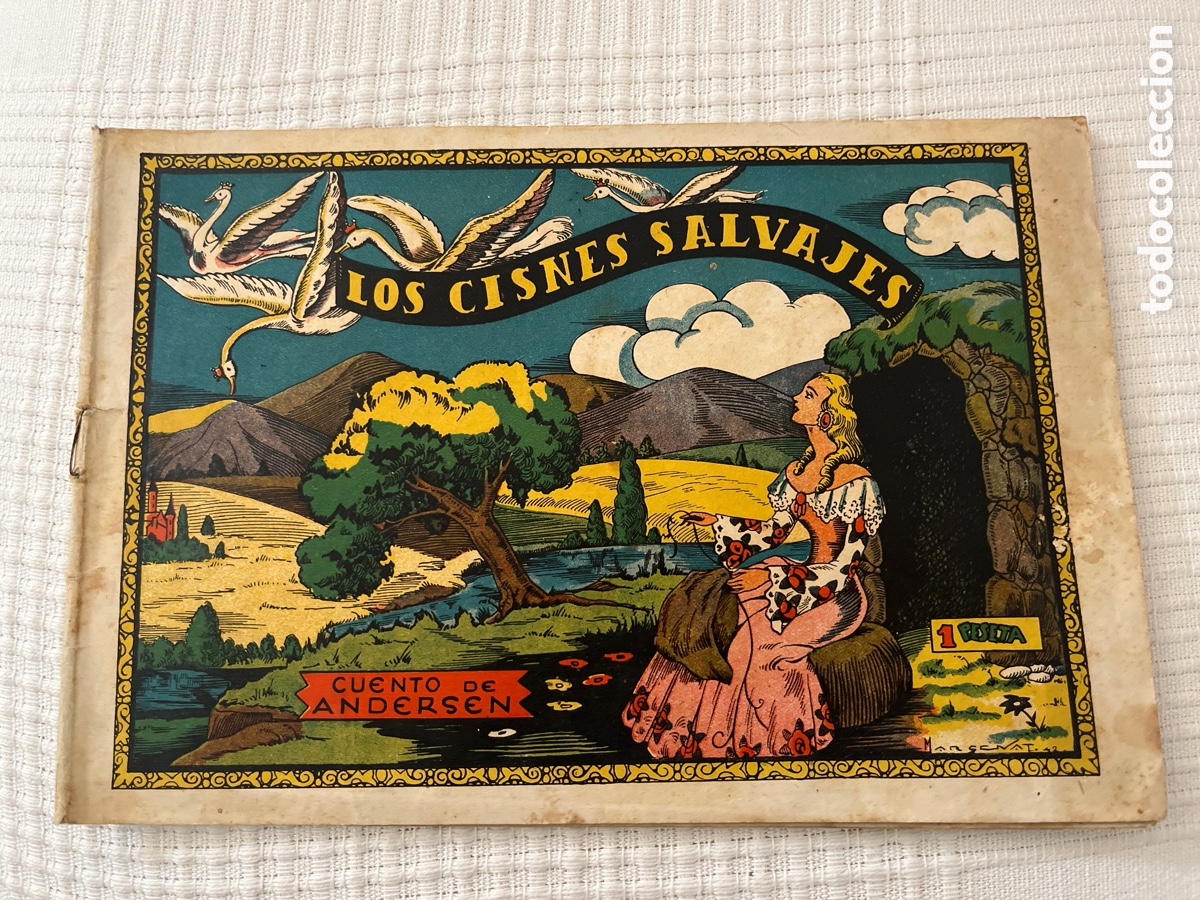 Tebeos: Cuento Los Cisnes Salvajes - Foto 1