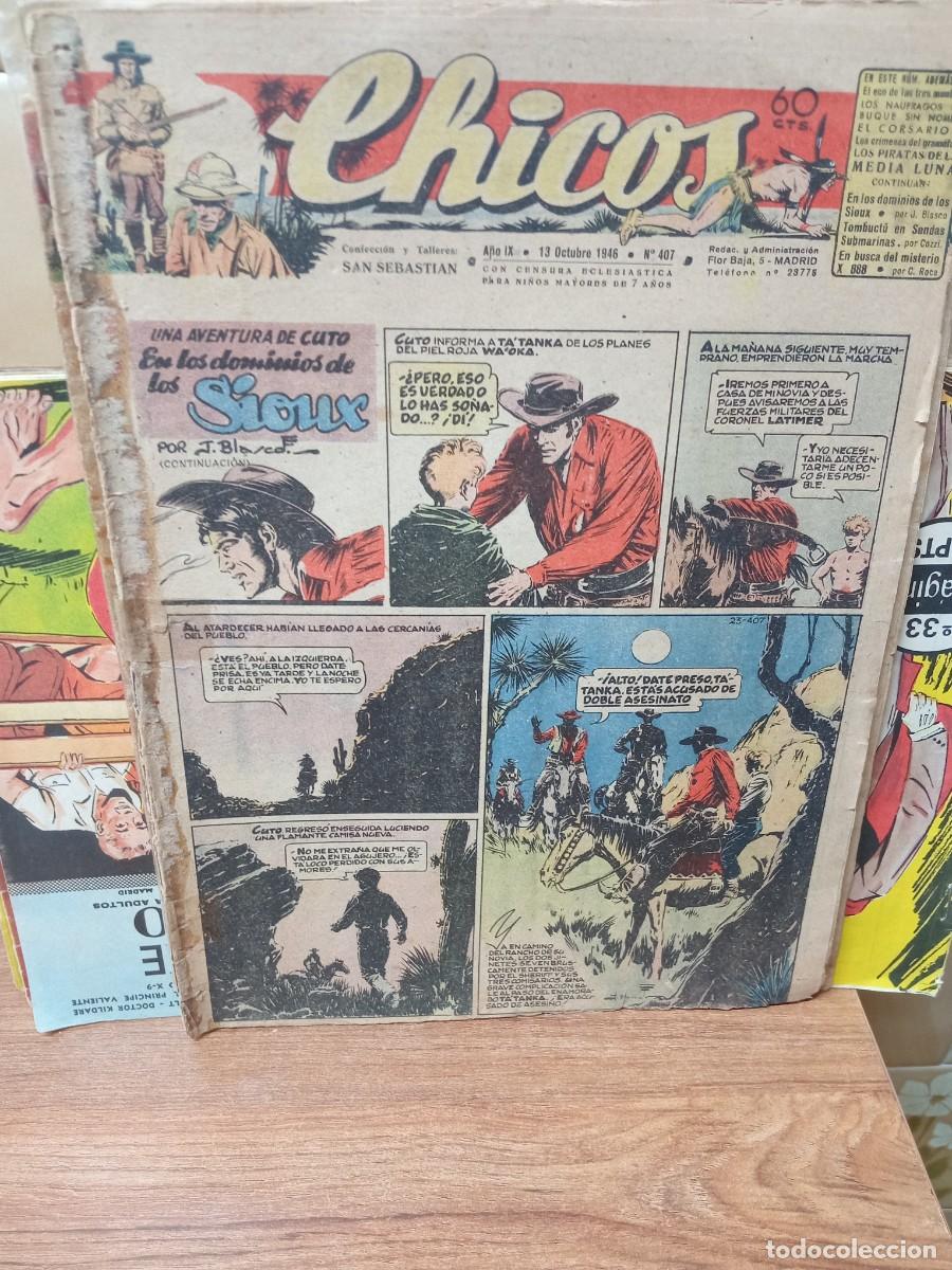 Tebeos: CHICOS - N&ordm; 407 - 1946 - GILSA - ORIGINAL