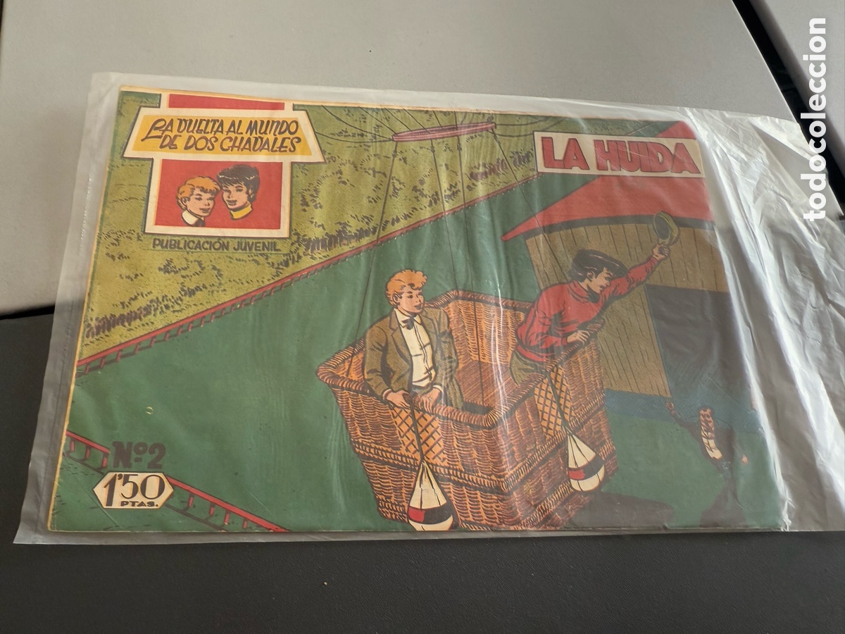 Tebeos: LA VUELTA AL MUNDO DE DOS CHAVALES. N 2. Original. Ed MATEU 1959