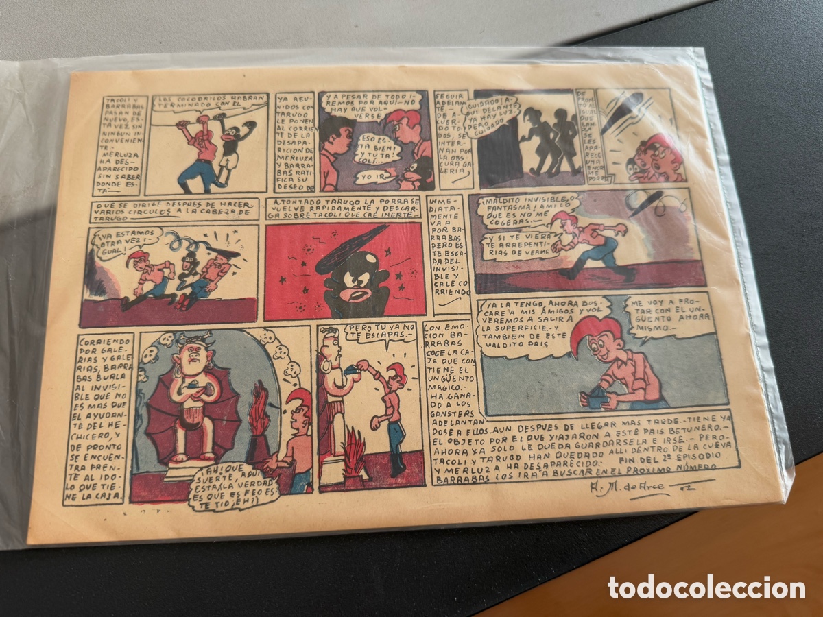 Tebeos: BARRAB&Aacute;S Y TARUGO. 3 Jornada. Original 1947 - Foto 2