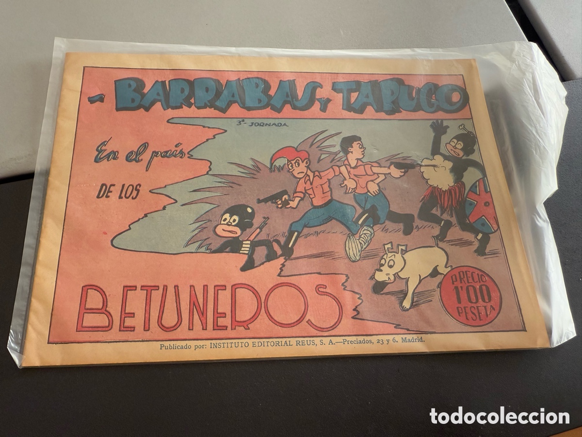 Tebeos: BARRAB&Aacute;S Y TARUGO. 3 Jornada. Original 1947