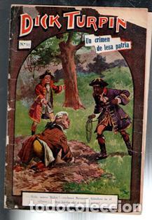 Tebeos: Dick Turpin n&ordm; 51. Un crimen de lesa patria.