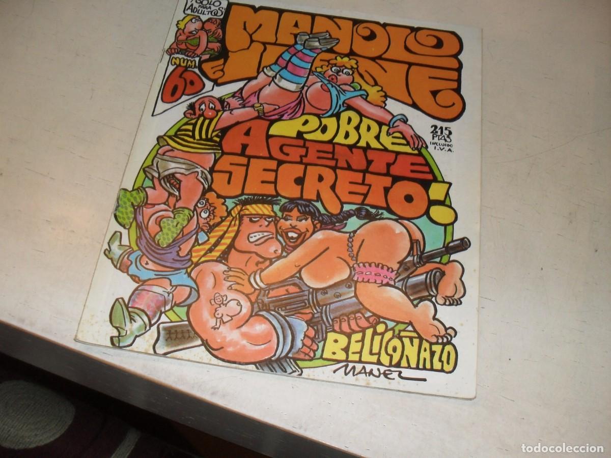 Tebeos: MANOLO E IRENE N&ordm; 60,CON PARODIA DE CONAN,DE 72.MANEL FERRER EDITOR,1982
