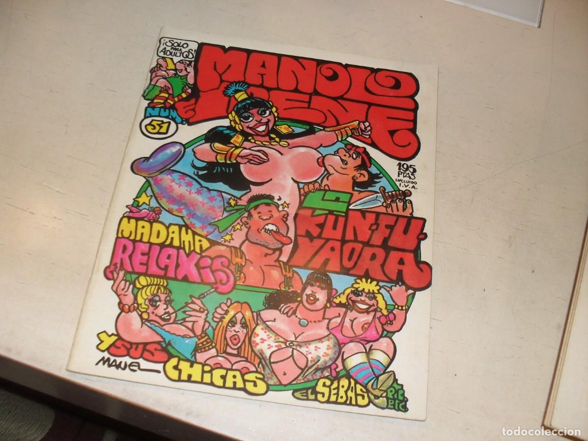 Tebeos: MANOLO E IRENE N&ordm; 51,CON MADAME RELAXIS,DE 72.MANEL FERRER EDITOR,1982 - Foto 1