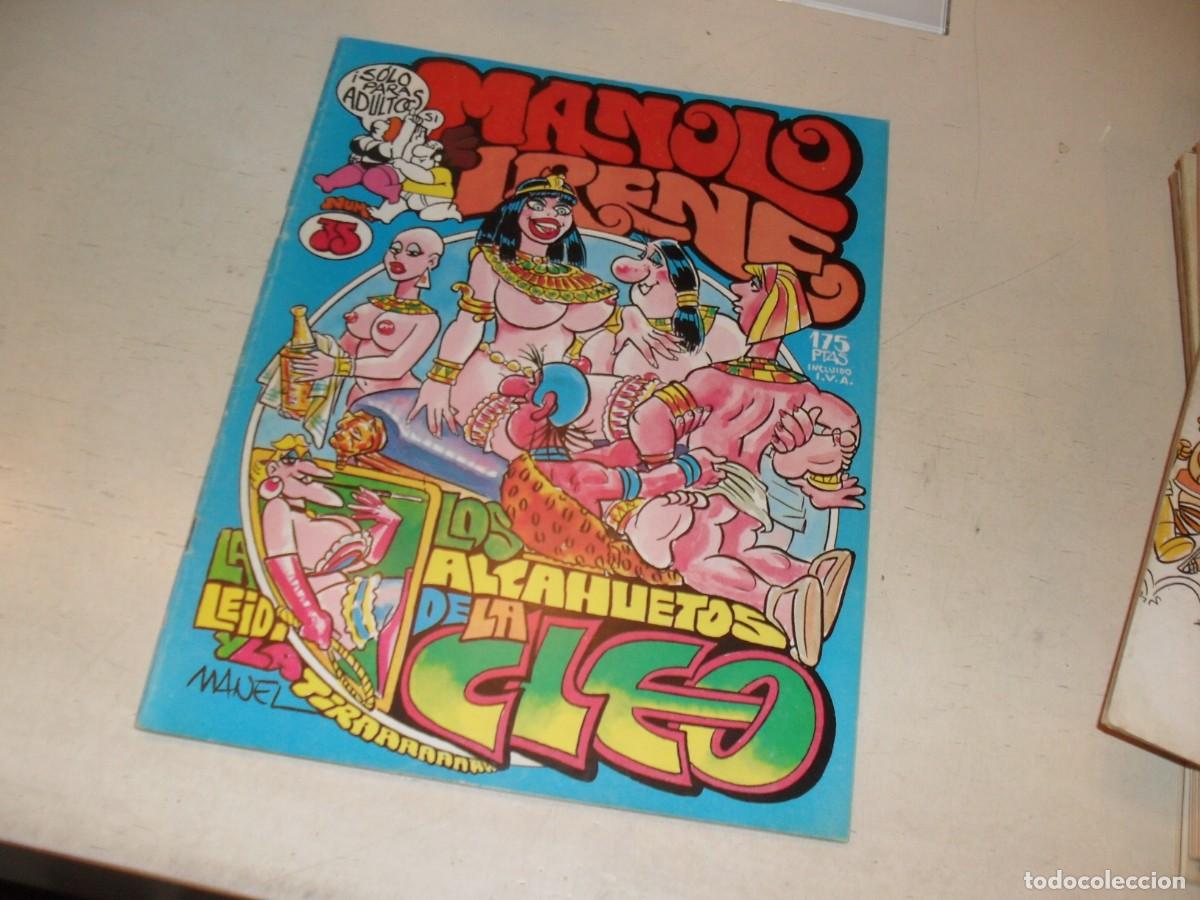 Tebeos: MANOLO E IRENE N&ordm; 35,CON LOS ALCAHUETOS DE LA CLEO,DE 72.MANEL FERRER EDITOR,1982