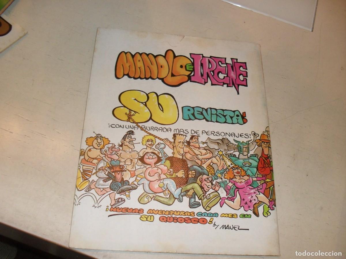 Tebeos: MANOLO E IRENE N&ordm; 34,CON POSTER AVE CESAR..,DE 72.MANEL FERRER EDITOR,1982 - Foto 3