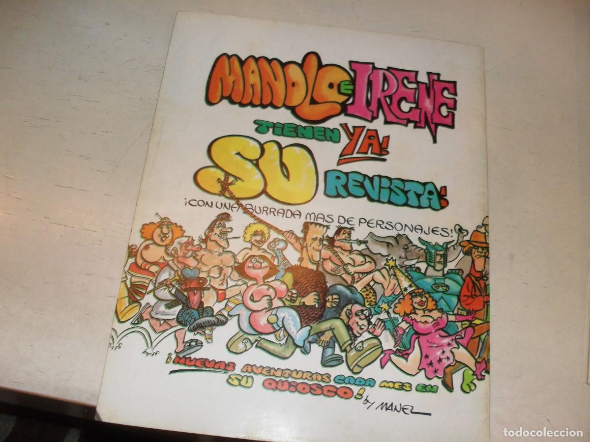 Tebeos: MANOLO E IRENE N&ordm; 27,CON PARODIA DE LOS PITUFOS,DE 72.MANEL FERRER EDITOR,1982 - Foto 3