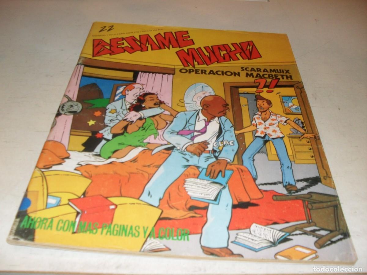 Tebeos: BESAME MUCHO N&ordm; 27,CON OPERACION MACBETH,DE SCARAMUIX,DE 30.PRODUCCIONES EDITORIALES,1980