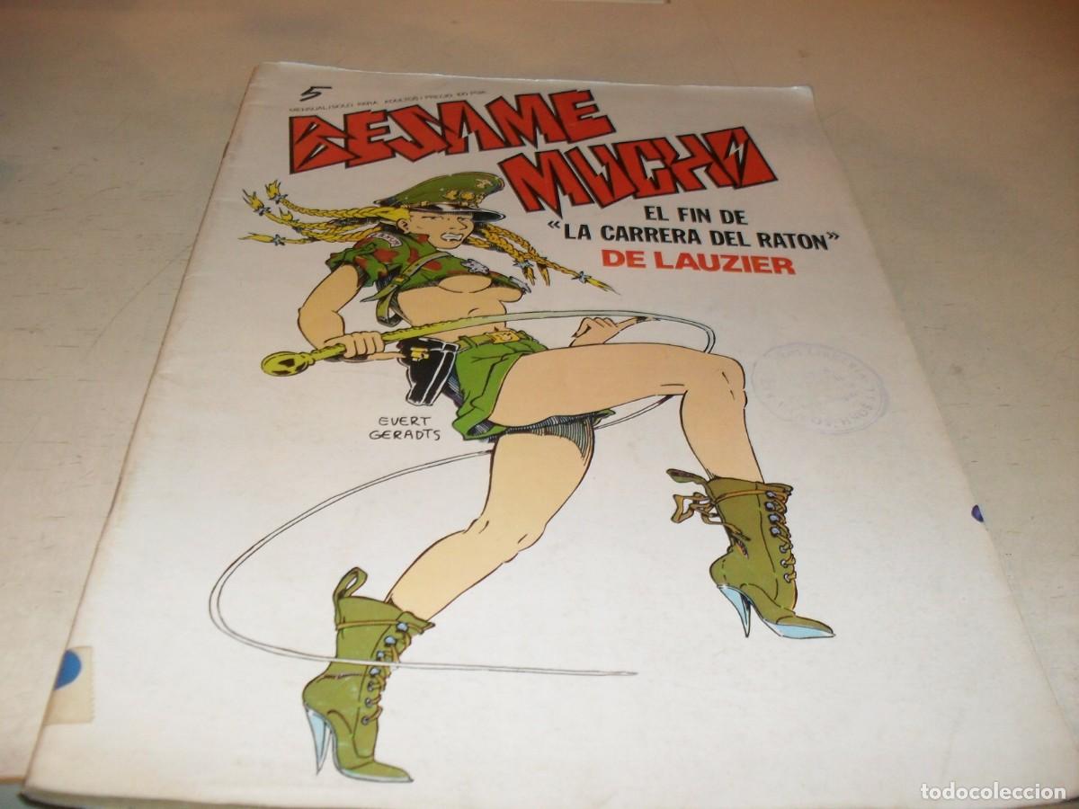 Tebeos: BESAME MUCHO N&ordm; 8,CON LA CARRERA DEL RATON,DE LAUZIER,DE 30.PRODUCCIONES EDITORIALES,1980