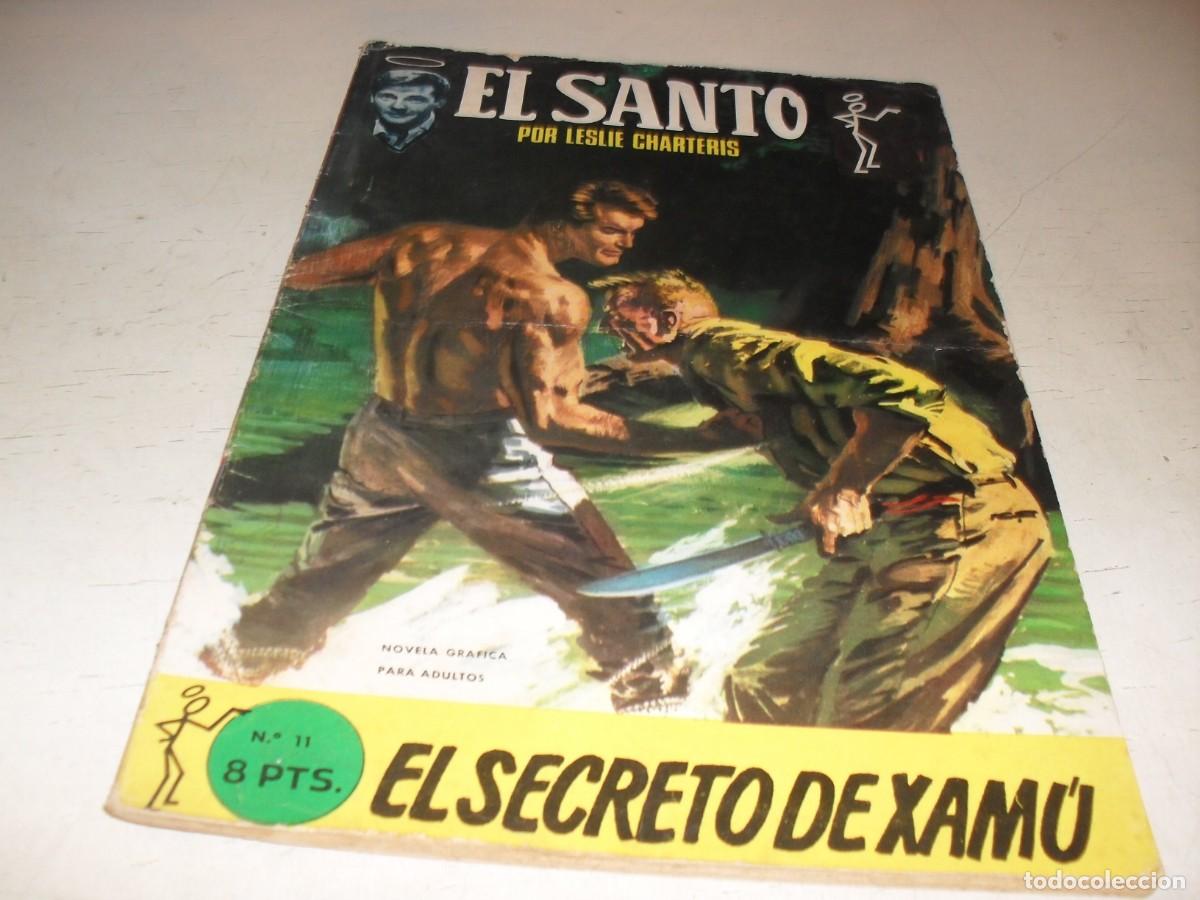 Tebeos: EL SANTO N&ordm; 11,DE 22,EL SECRETO DE XAMU,BASADO EN LA SERIE TVE.SEMIC EDICIONES,1965