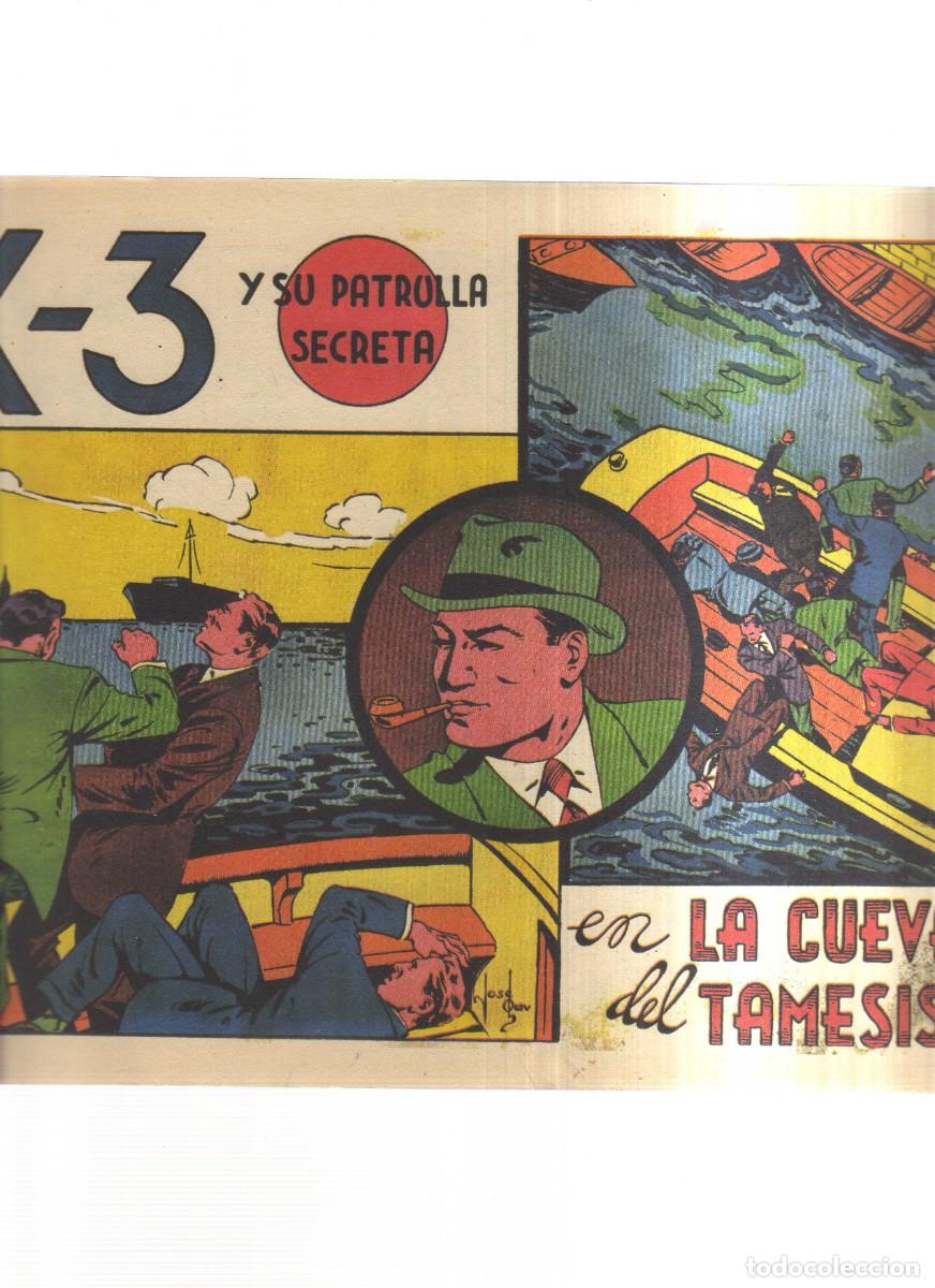 Tebeos: X-3 Y SUS PATRULLAS SECRETAS COMPLETA 28 TEBEOS EDITORIAL VALENCIANA TRIADOR REEDICION