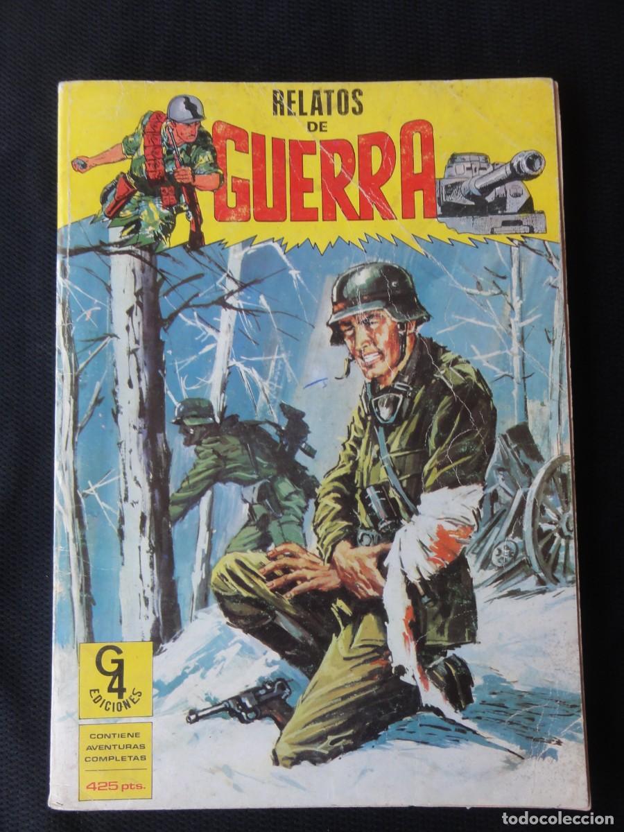Tebeos: RELATOS DE GUERRA. ALBUM N&ordm; 1 CON LOS N&ordm; 1-2-3 EDICIONES G4. 1988. C-31B