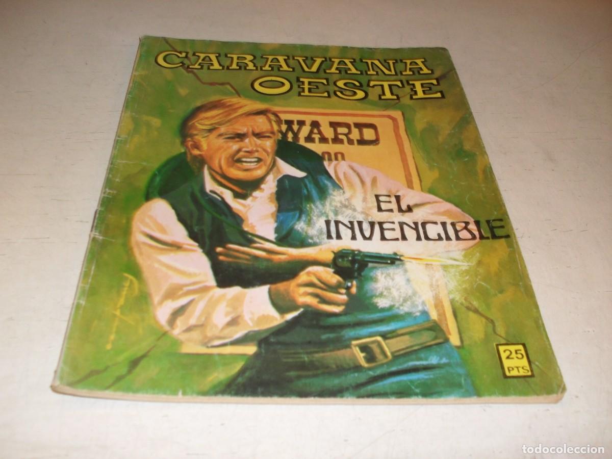 Tebeos: CARAVANA OESTE N&ordm; 202,EL INVENCIBLE,DIBUJA FELEZ.EDITA VILMAR,1971