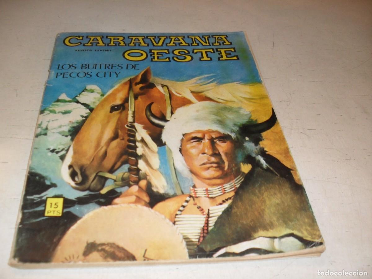 Tebeos: CARAVANA OESTE N&ordm; 118,LOS BUITRES DE PECOS CITY,DIBUJA FELEZ.EDITA VILMAR,1971