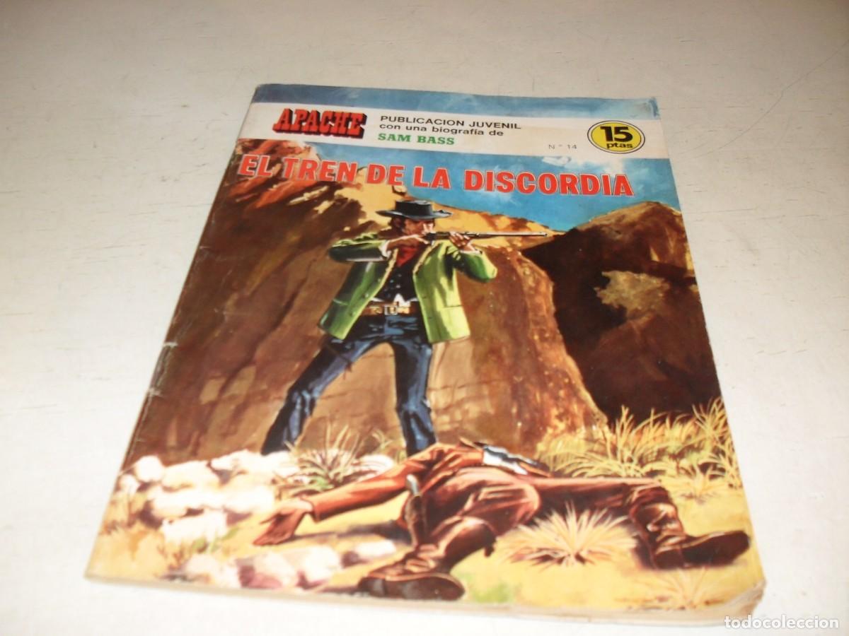 Tebeos: APACHE N&ordm; 14,EL TREN DE LA DISCORDIA,DIBUJA CABRERIZO,DE 64.EDITA ANCEO,1974