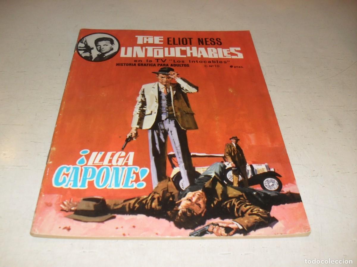 Tebeos: LOS INTOCABLES N&ordm; 10,LLEGA CAPONE,DE 14.EDITA ARTFI,1966.TEBEO DIFICIL