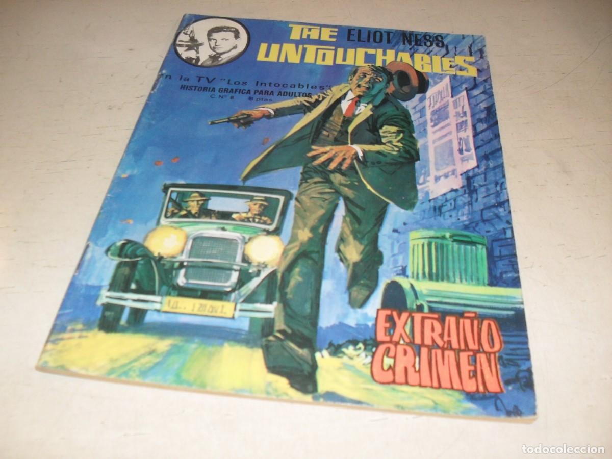 Tebeos: LOS INTOCABLES N&ordm; 8,EXTRA&Ntilde;O CRIMEN,DE 14.EDITA ARTFI,1966.TEBEO DIFICIL