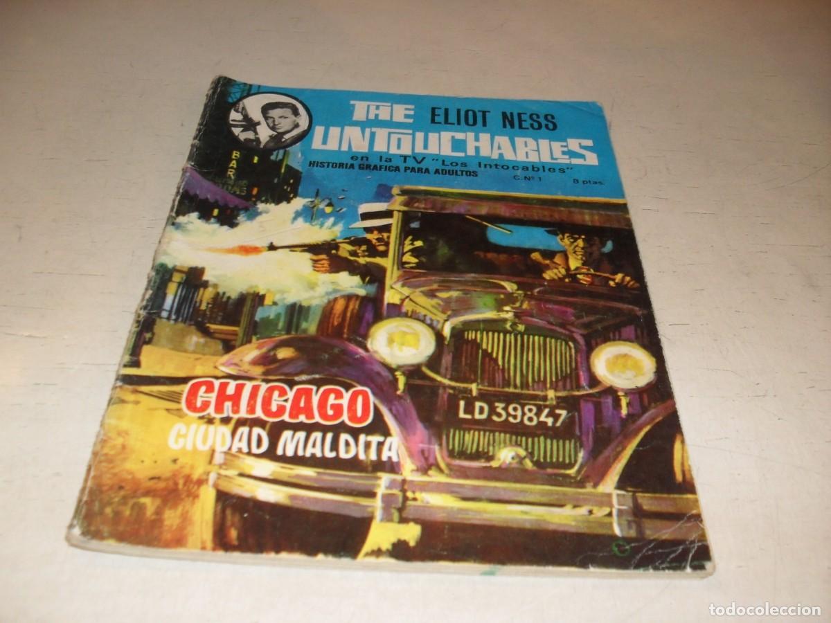 Tebeos: LOS INTOCABLES N&ordm; 1,EL 1&ordm;,CHICAGO,CIUDAD MALDITA,DE 14.EDITA ARTFI,1966.TEBEO DIFICIL