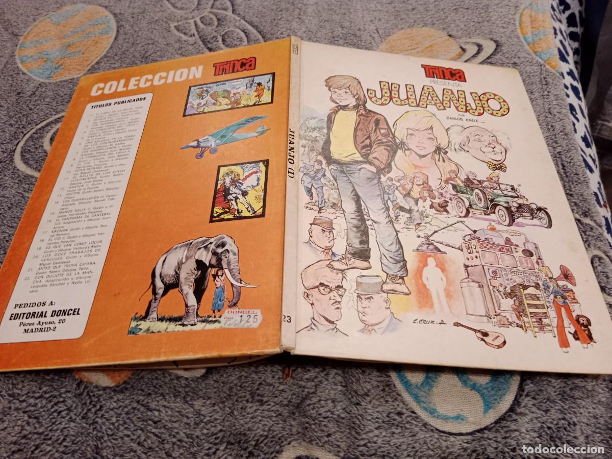 Tebeos: TRINCA PRESENTA JUANJO POR CARLOS CRUZ N&ordm; 23 - EDITORIAL DONCEL 1973 - TAPA DURA