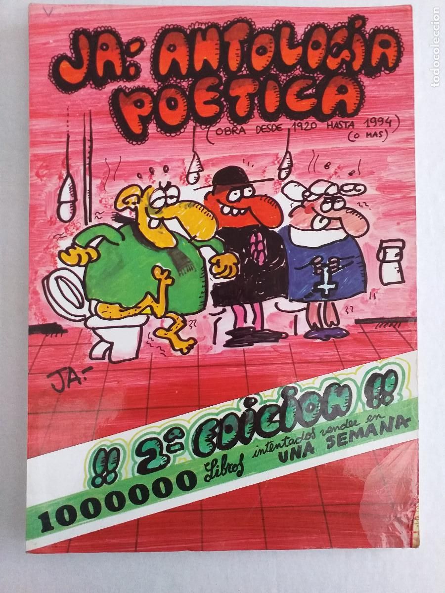 Tebeos: JA: ANTOLOG&Iacute;A PO&Eacute;TICA (OBRA DESDE 1920 HASTA 1994) (O M&Aacute;S) COLECCI&Oacute;N EL PAPUS N&ordm; 9 Ediciones AmaikA