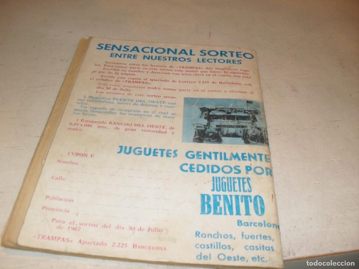 Tebeos: TRAMPAS N&ordm; 5,EN PELIGRO,DE 11.EDICIONES BOIXHER,1967 - Foto 2
