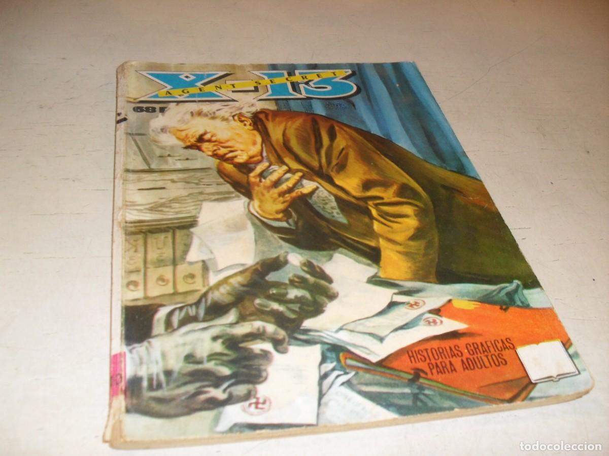 Tebeos: X-13,AGENTE SECRETO N&ordm; 10,DE 11,DIARIO DE A BORDO.EDITA BOIXHER,1968