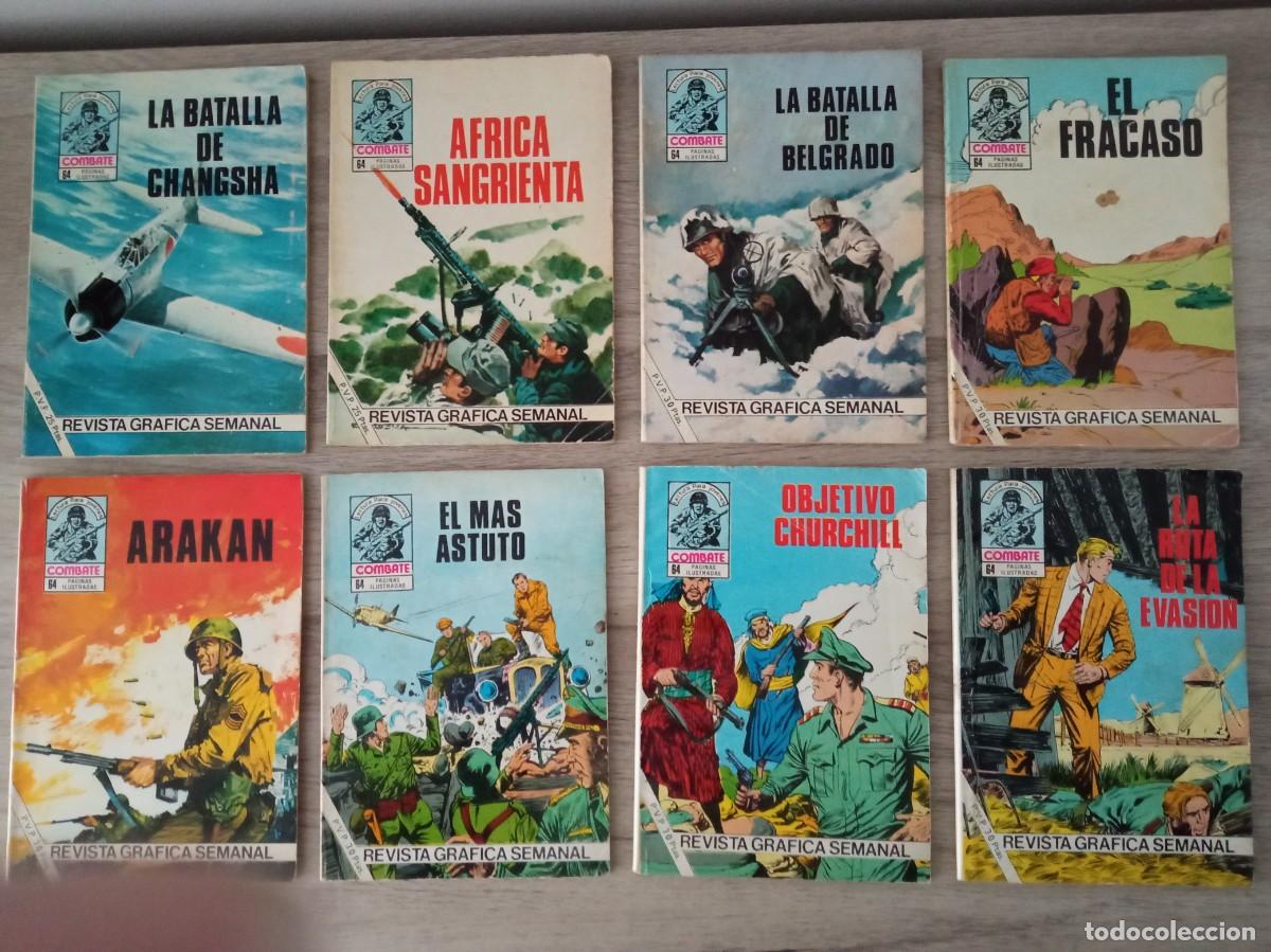 Tebeos: COMBATE, PRODUCCIONES EDITORIALES, 8 N&Uacute;MEROS