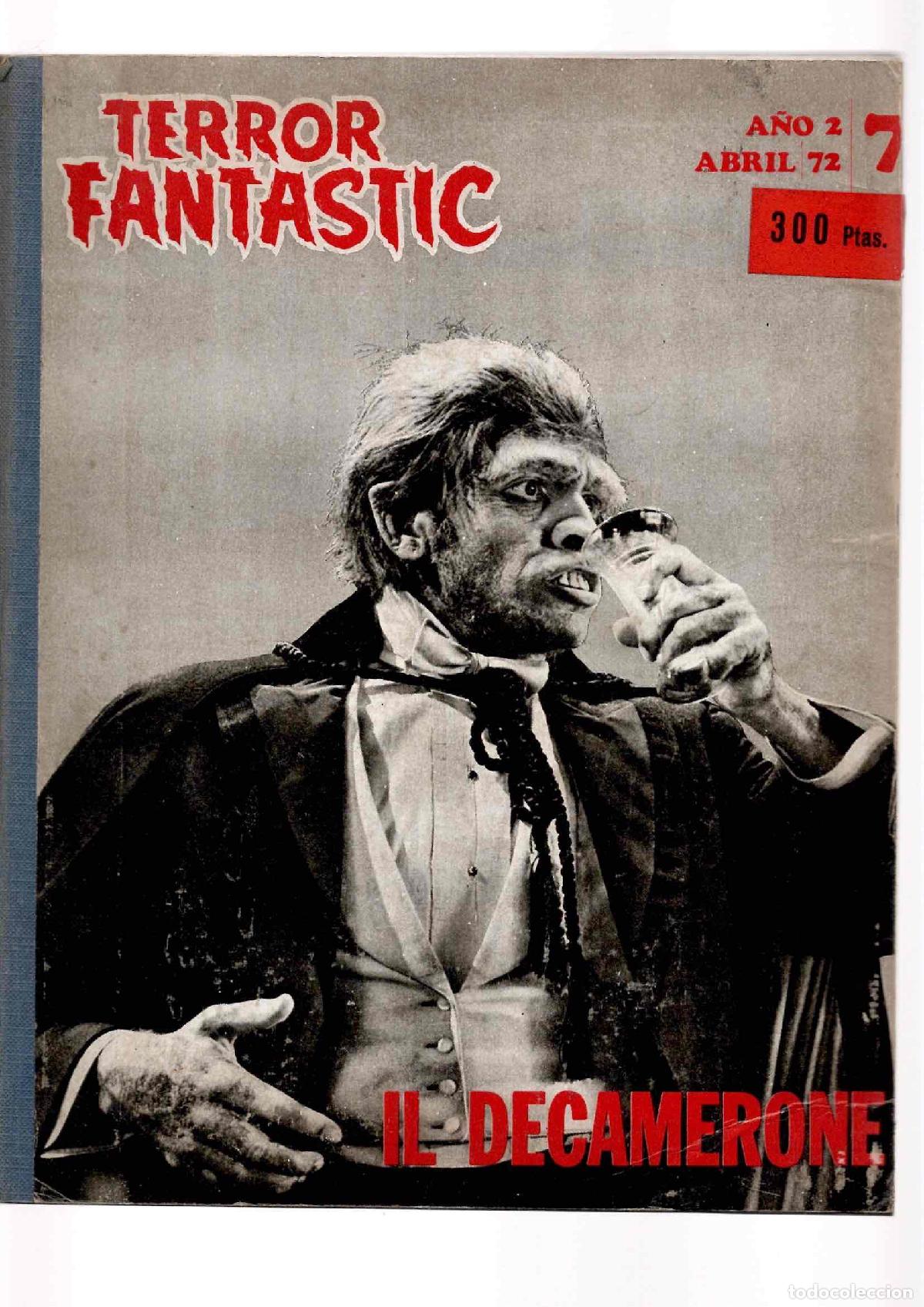 Tebeos: TERROR FANTASTIC. NUMERO 7 AL 12. ABRIL A SEPTIEMBRE DE 1972. ENCUADERNADOS EN UN TOMO