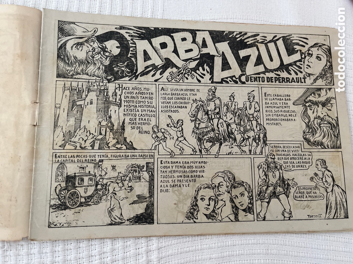 Tebeos: Cuento De Perrault Barba Azul - Foto 3