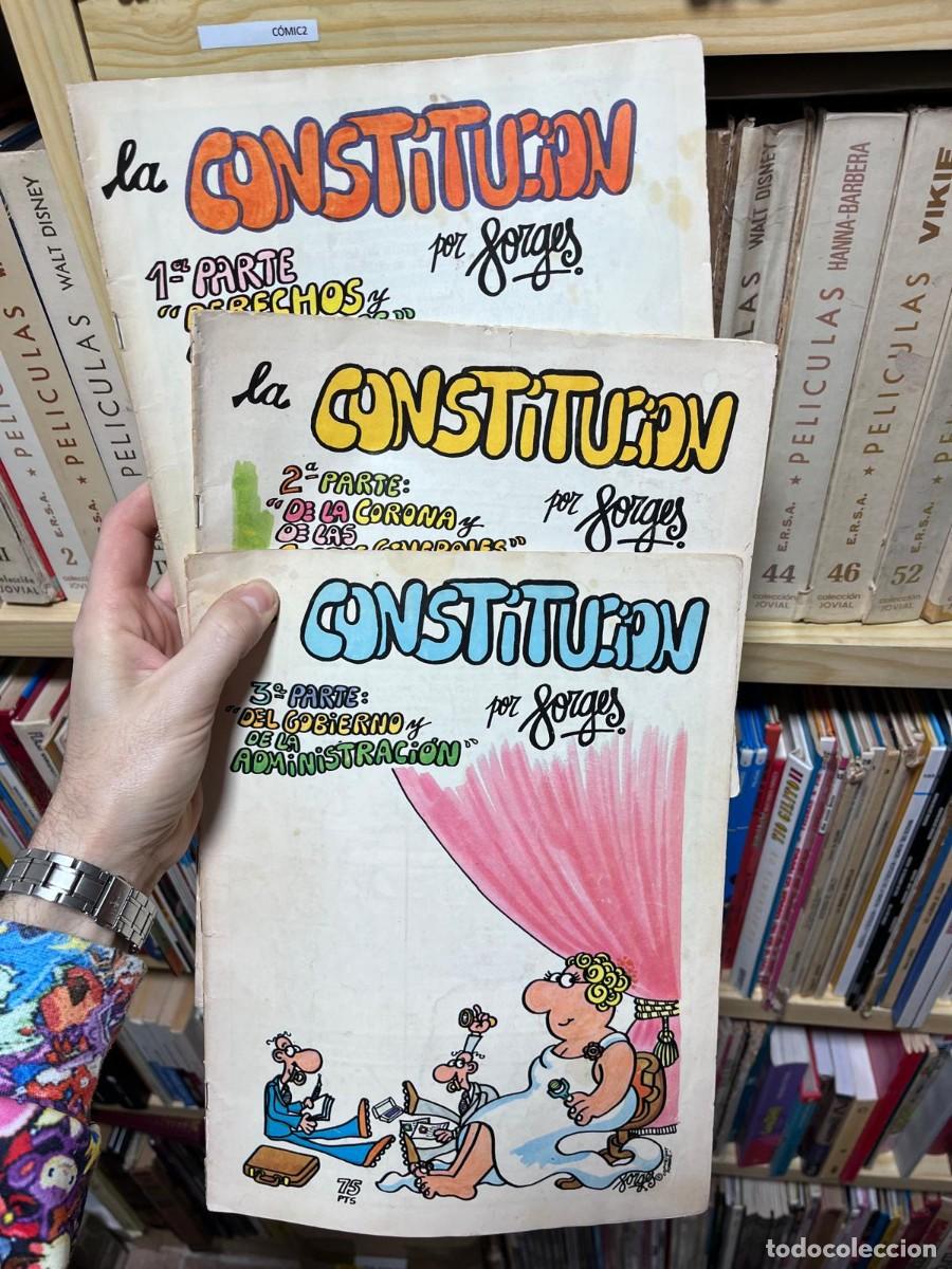 Tebeos: COMIC2 LA CONSTITUCION, POR FORGES, PARTE 1, 2 Y 3 - Foto 1