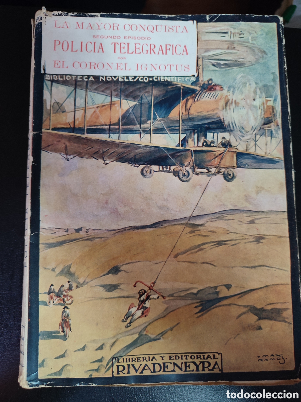 Tebeos: Biblioteca novelesco cient&iacute;fica ,d&eacute;cada de los a&ntilde;os 1920 n&uacute;m 8