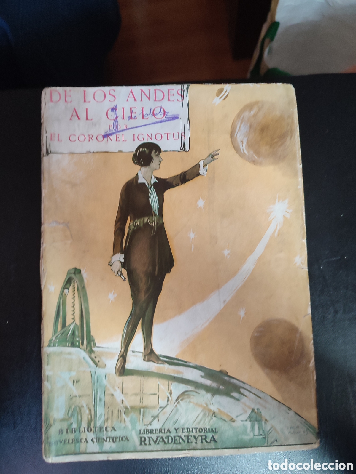 Tebeos: Biblioteca novelesco cient&iacute;fica ,d&eacute;cada de los a&ntilde;os 1920 n&uacute;m 1