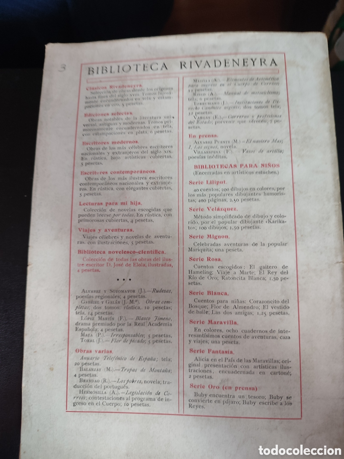 Tebeos: Biblioteca novelesco cient&iacute;fica ,d&eacute;cada de los a&ntilde;os 1920 n&uacute;m 3 - Foto 2