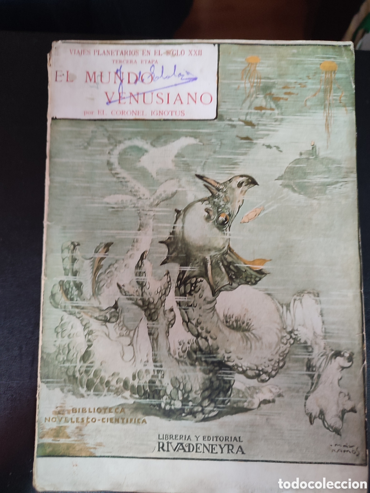 Tebeos: Biblioteca novelesco cient&iacute;fica ,d&eacute;cada de los a&ntilde;os 1920 n&uacute;m 3 - Foto 1