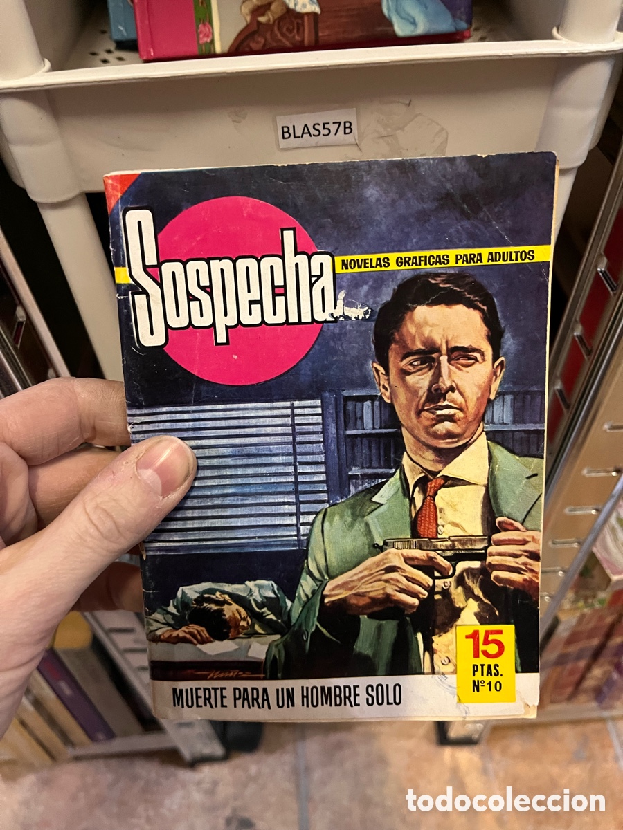 Tebeos: BLAS57B Sospechas VOVELAS CRACAS PARA ADULTOS. 15 PTAS. N&deg; 10 MUERTE PARA UN HOMBRE SOLO