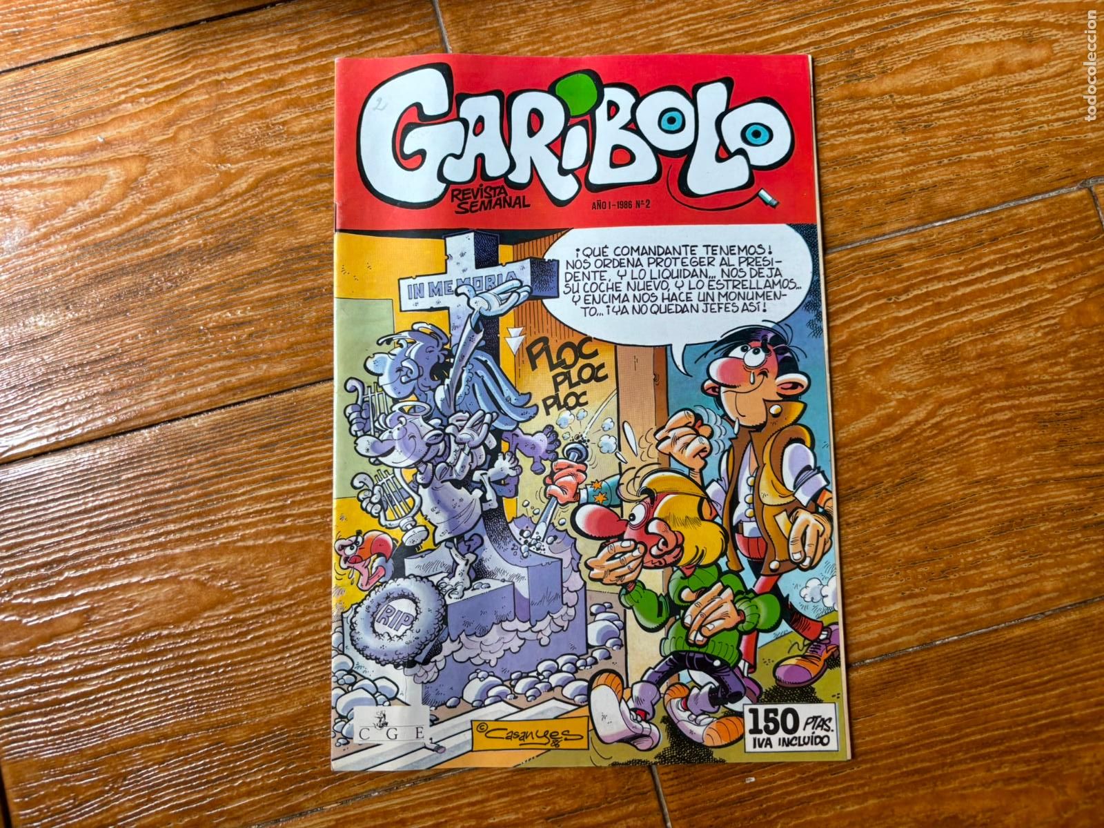Tebeos: GARIBOLO N&ordm; 2 1986 GENERAL DE EDICIONES