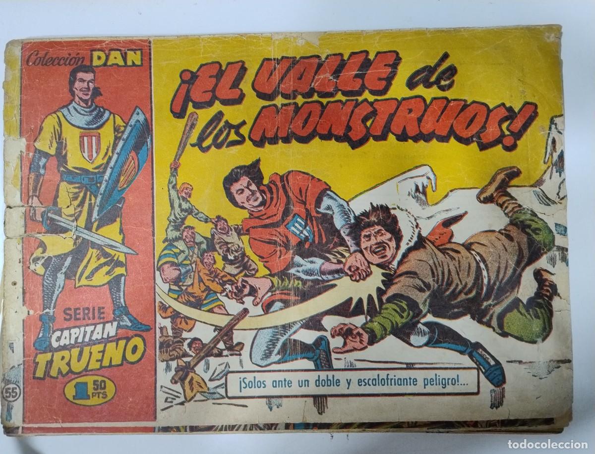 Comics: El Capit&aacute;n Trueno. Lote de 6 ejemplares: 4, 5, 7, 39, 55, 56