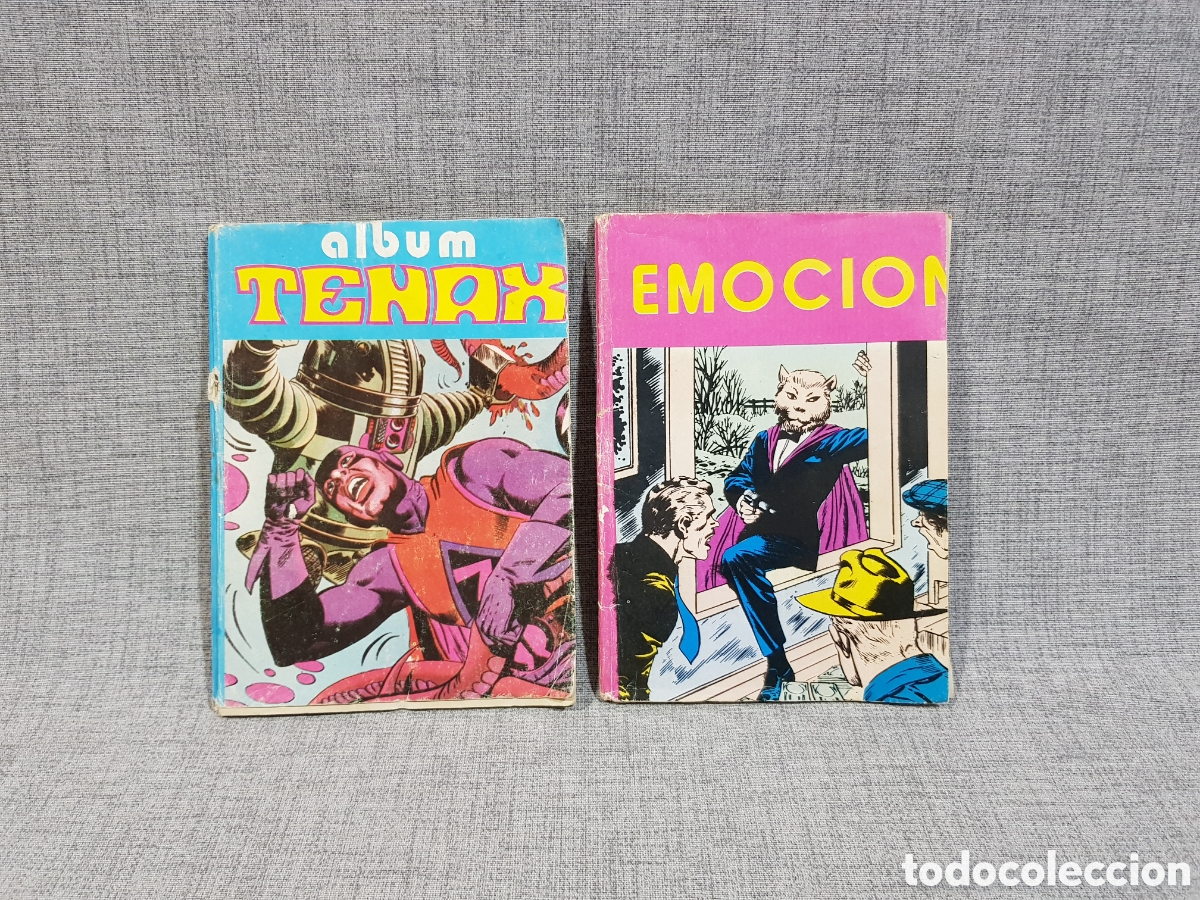 Tebeos: EMOCI&Oacute;N N⁰1 + &Aacute;LBUM TENAX N⁰2 EDICIONES MAISAL A&Ntilde;O 1980
