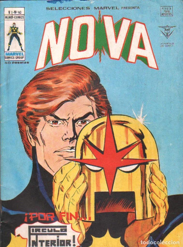 Tebeos: SELECCIONES MARVEL PRESENTA: NOVA. &iexcl;POR FIN&hellip; C&Iacute;RCULO INTERIOR! V1, N&ordm;. 40. A-COMIC-9260 - Foto 1