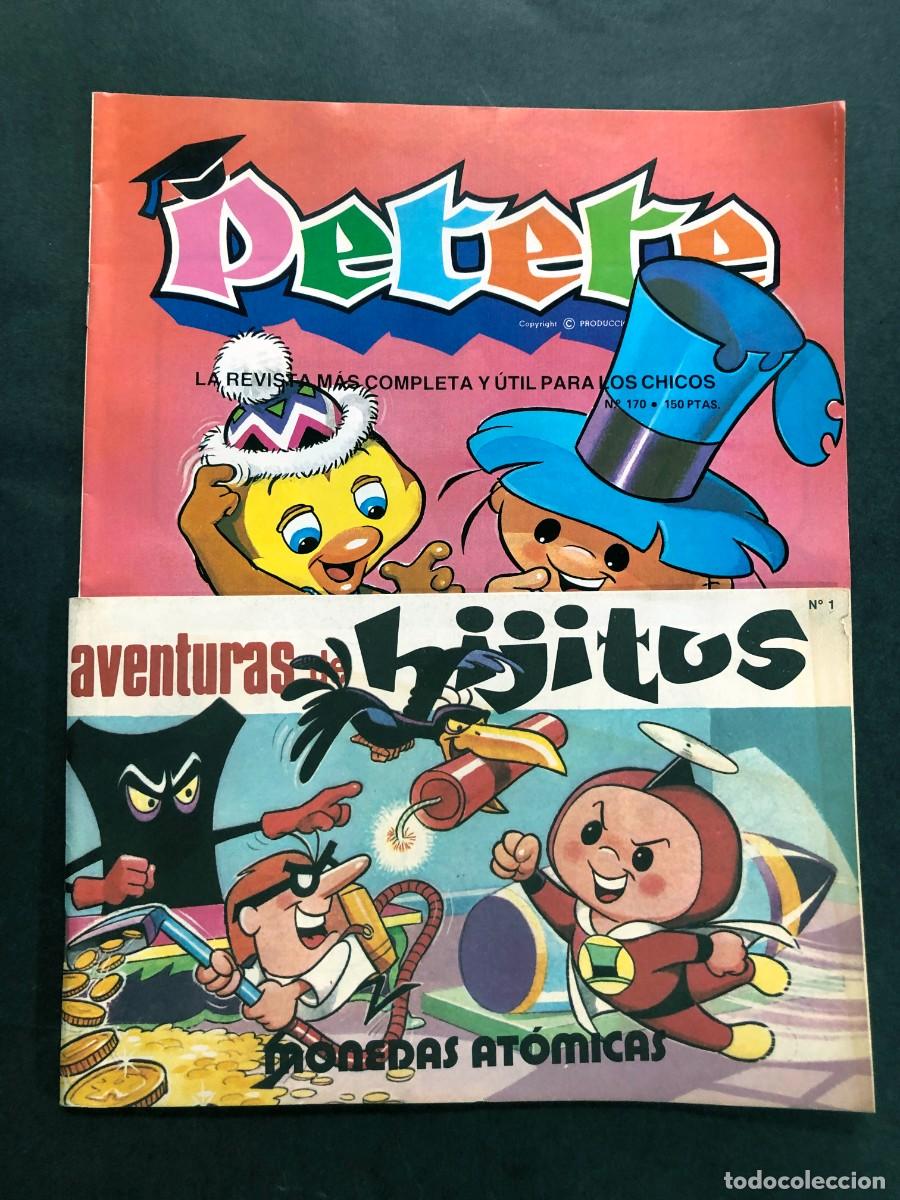 Tebeos: REVISTA PETETE n&ordm; 170 / AVENTURAS DE HIJITUS n&ordm; 1 / A&Ntilde;O 1985 / SIN USAR