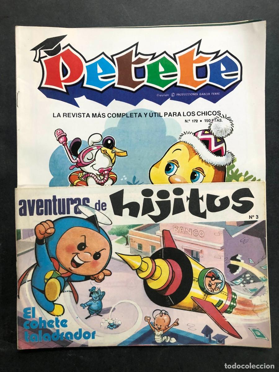 Tebeos: REVISTA PETETE n&ordm; 172 / AVENTURAS DE HIJITUS n&ordm; 3 / A&Ntilde;O 1985 / SIN USAR