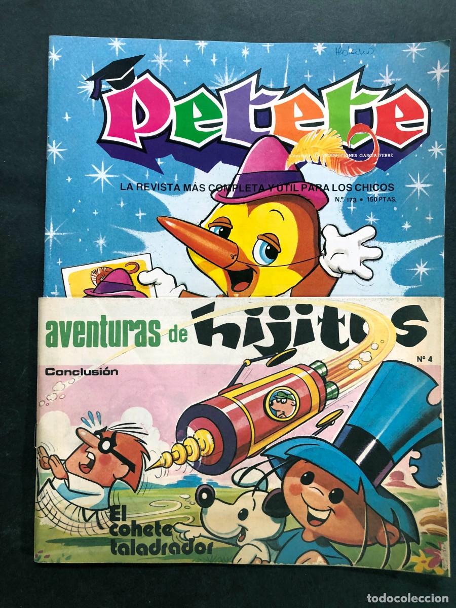Tebeos: REVISTA PETETE n&ordm; 173 / AVENTURAS DE HIJITUS n&ordm; 4 / A&Ntilde;O 1985 / SIN USAR